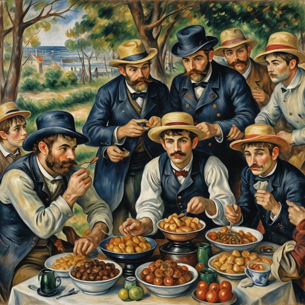 Impressionistic Oil Painting: Compassionate Caregiver