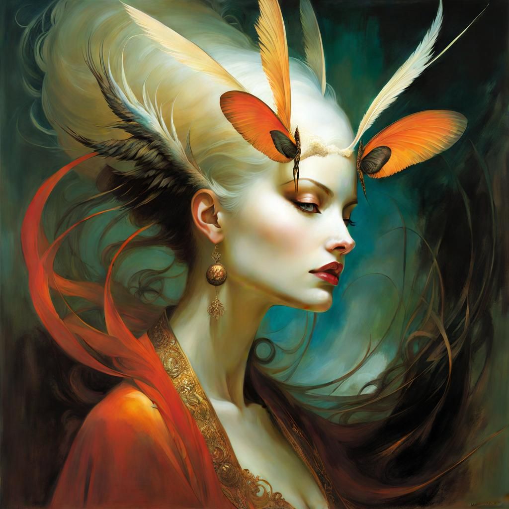 Surreal Symbolic Reflection Inspired by Bachelier