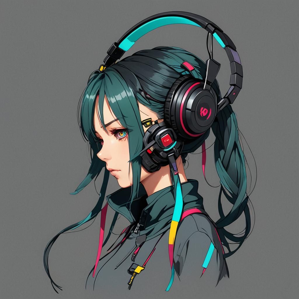 Hatsune Miku in Detailed 3D Anime Art Style