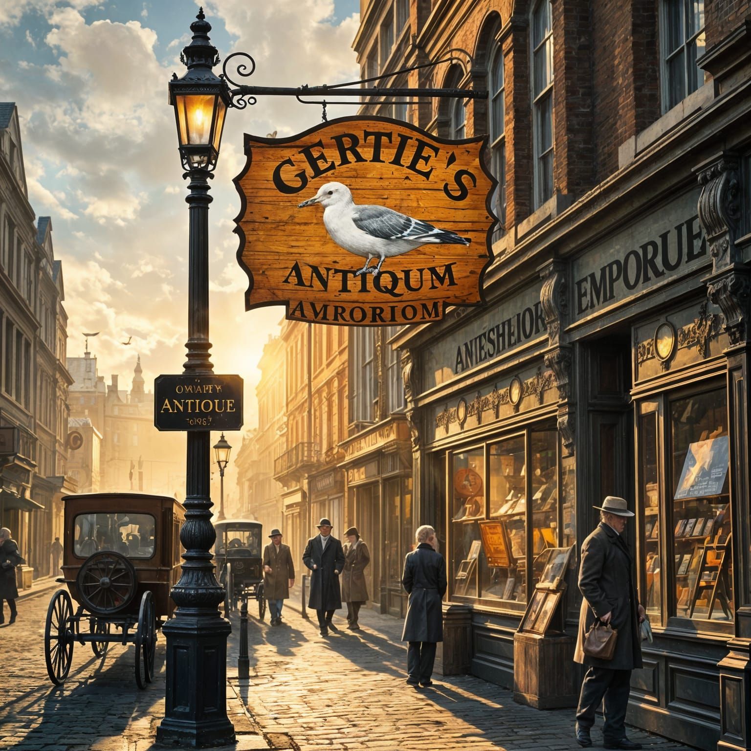 Whimsical Antique Emporium in Victorian Liverpool by Gasligh...