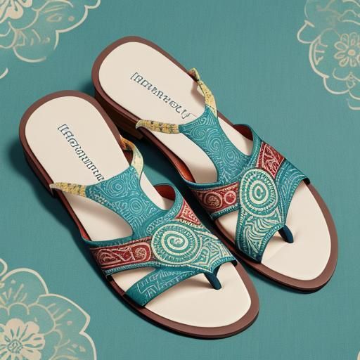 Batik Flip Flops: Colorful Cultural Footwear
