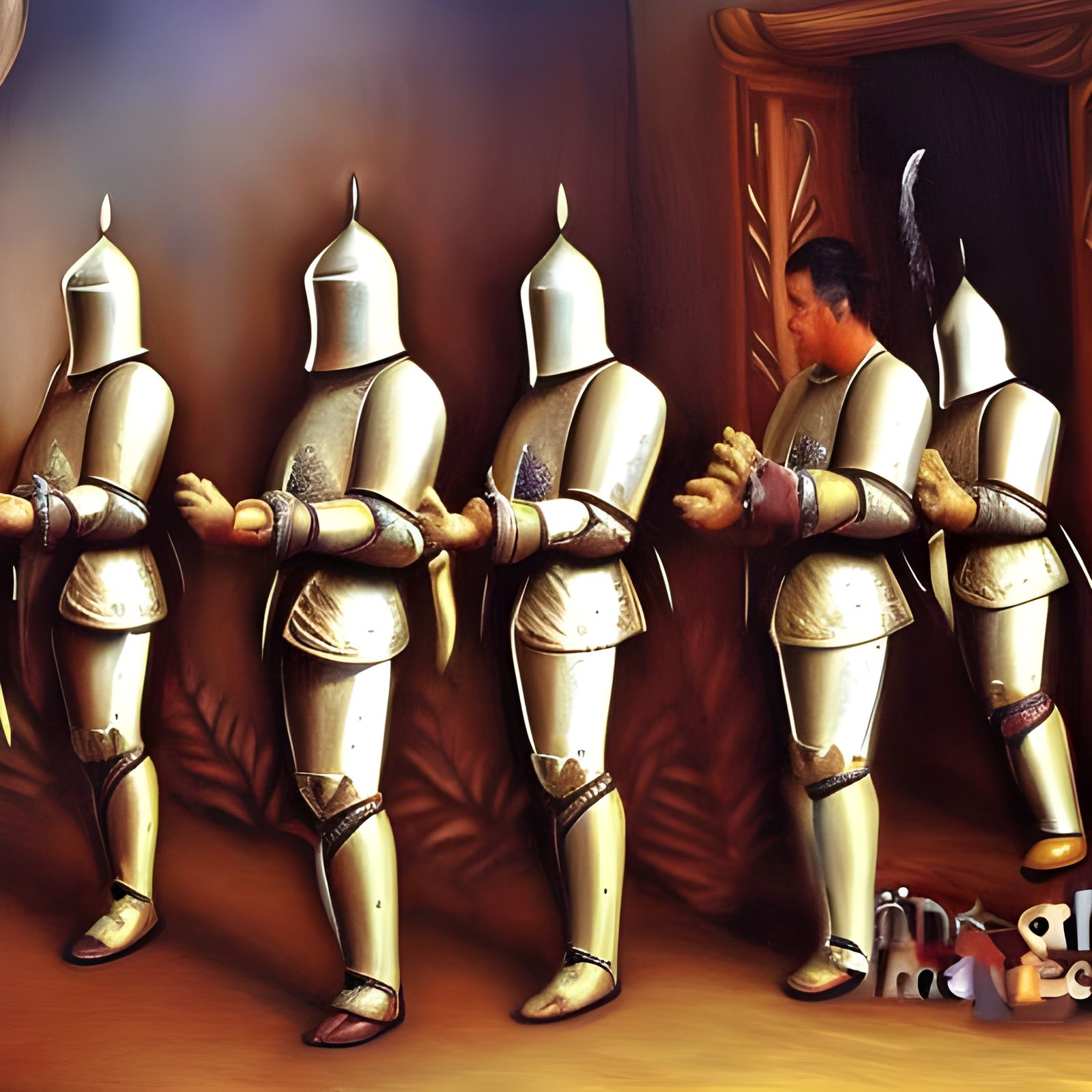 Dancing scene from monty python and the holy grail