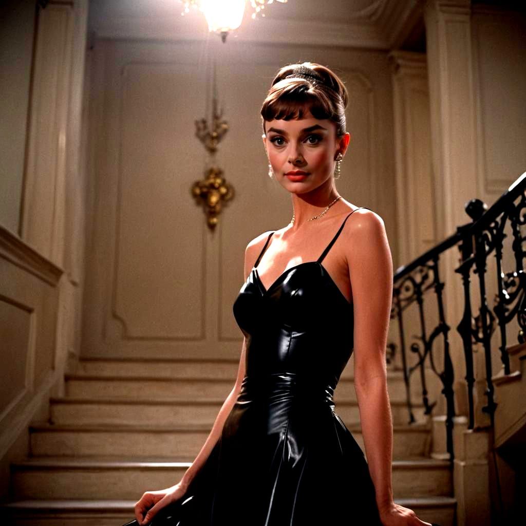 Audrey Hepburn as Emily In Paris, Cinematic Style