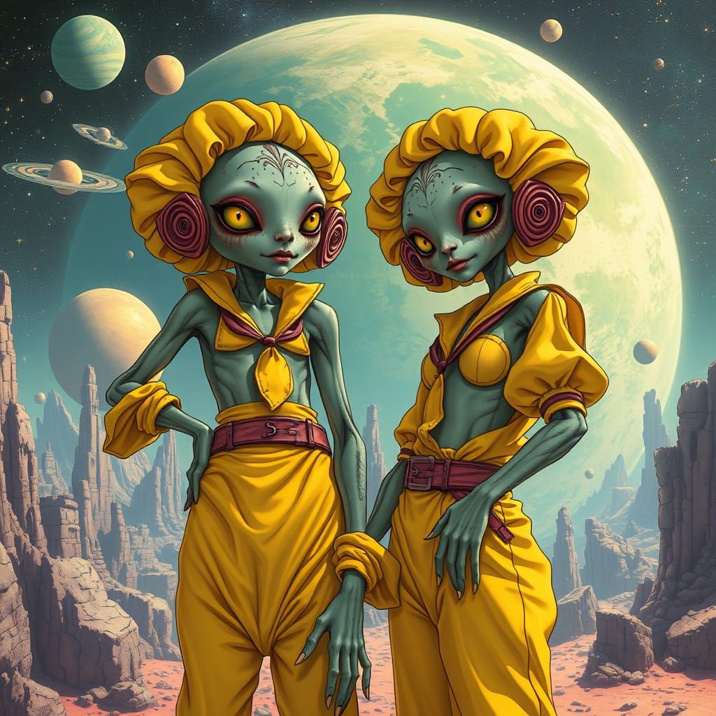 Rene Grunau in yellow