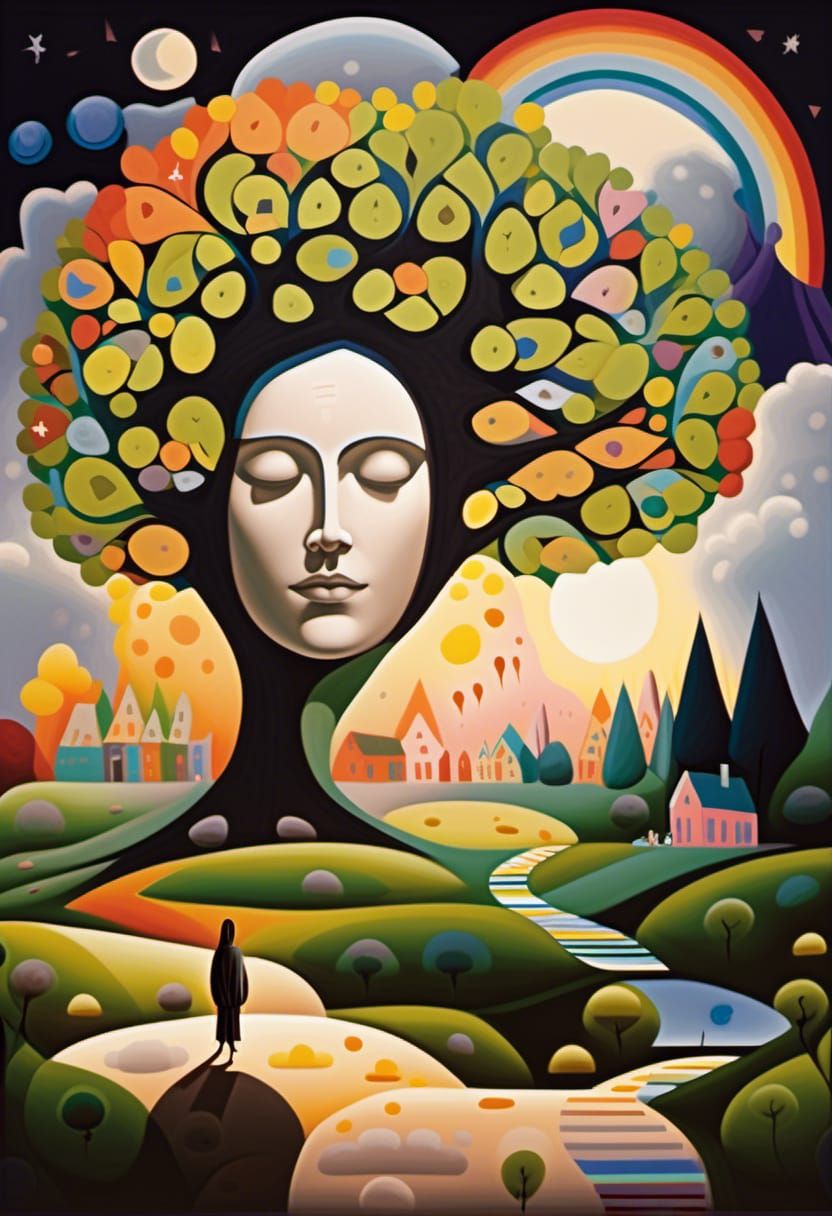 Constructing Reality: A Hyperreal Garden of the Mind