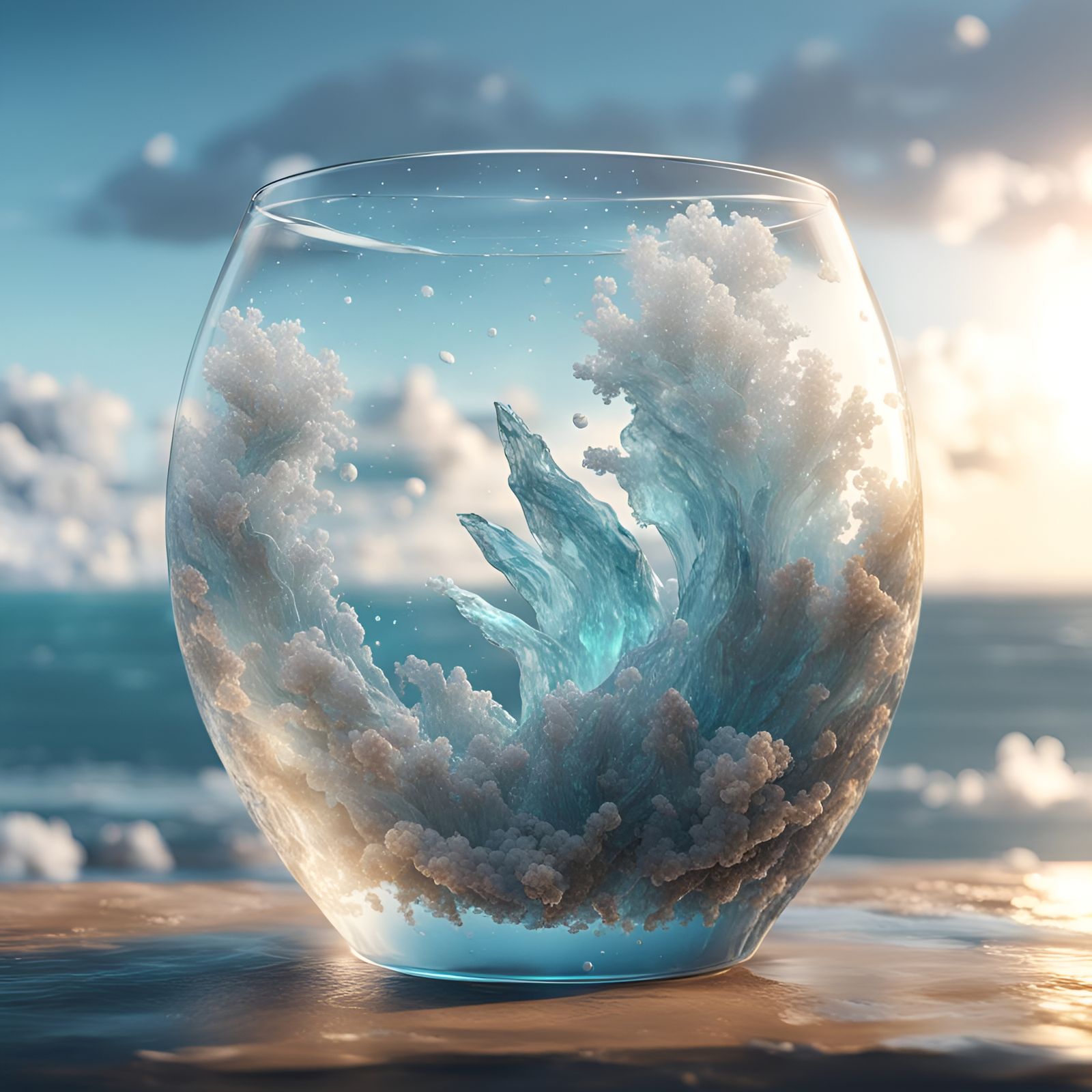 sea in a glass