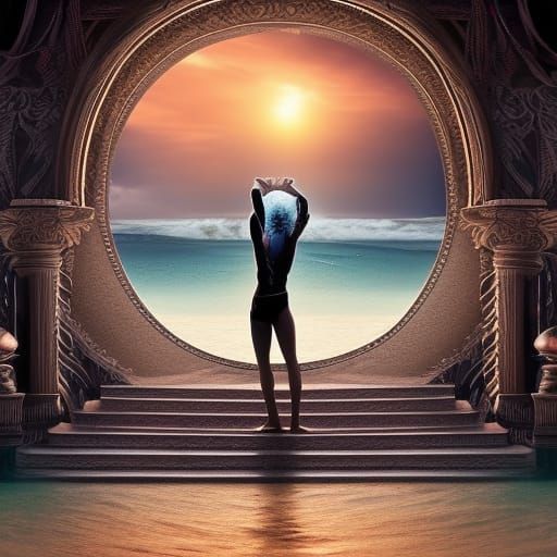 Dancing on the Beach: Digital Matte Painting