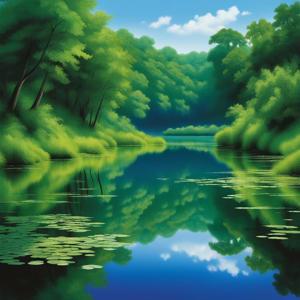 Still Waters Reflecting the Sky