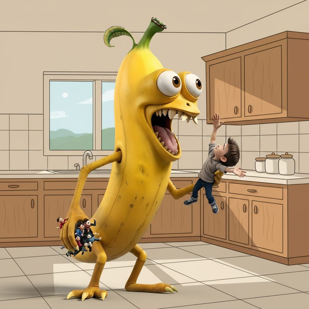 THINK before you eat another banana!