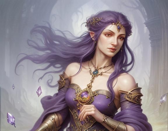 Dark Nature Scene with Dewdrops and Threads of Fate