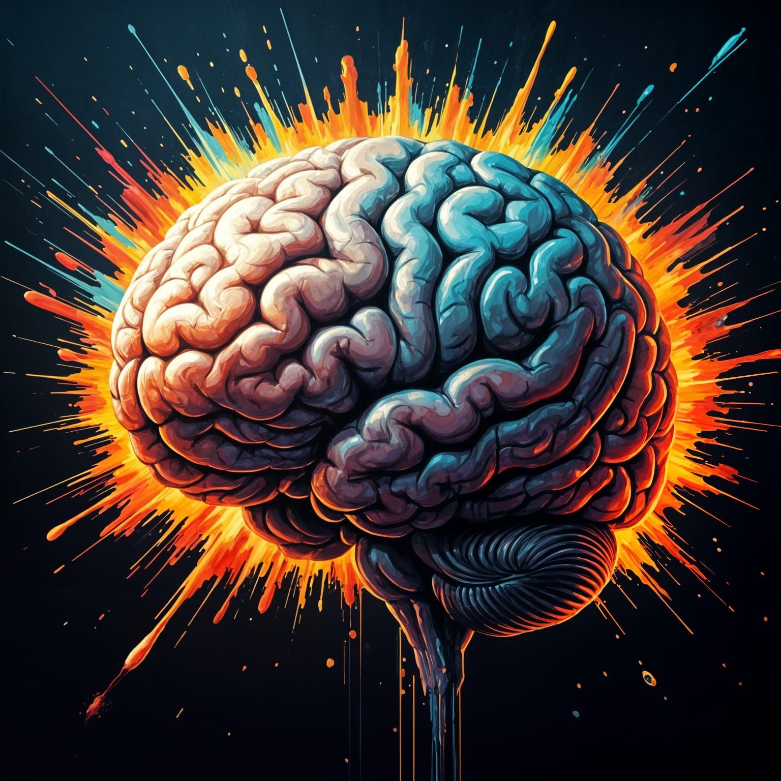 Vibrant Psychedelic Street Art Explosion