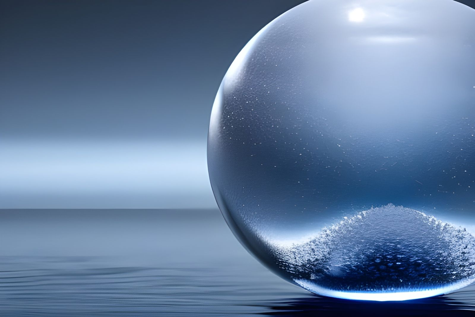 The Icy Water Sphere