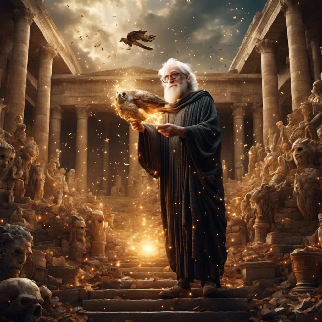 Harry Potter as Ancient Greek Sculpture