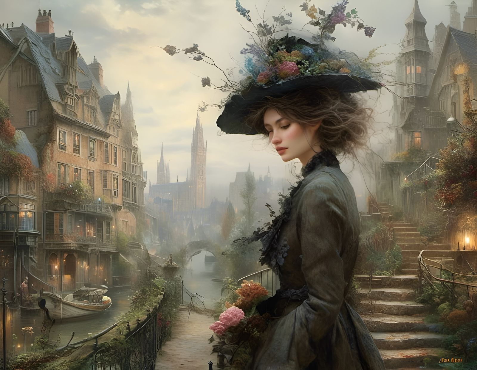 <lora:Anti color fume:1.0> Wickam,Jane Austin