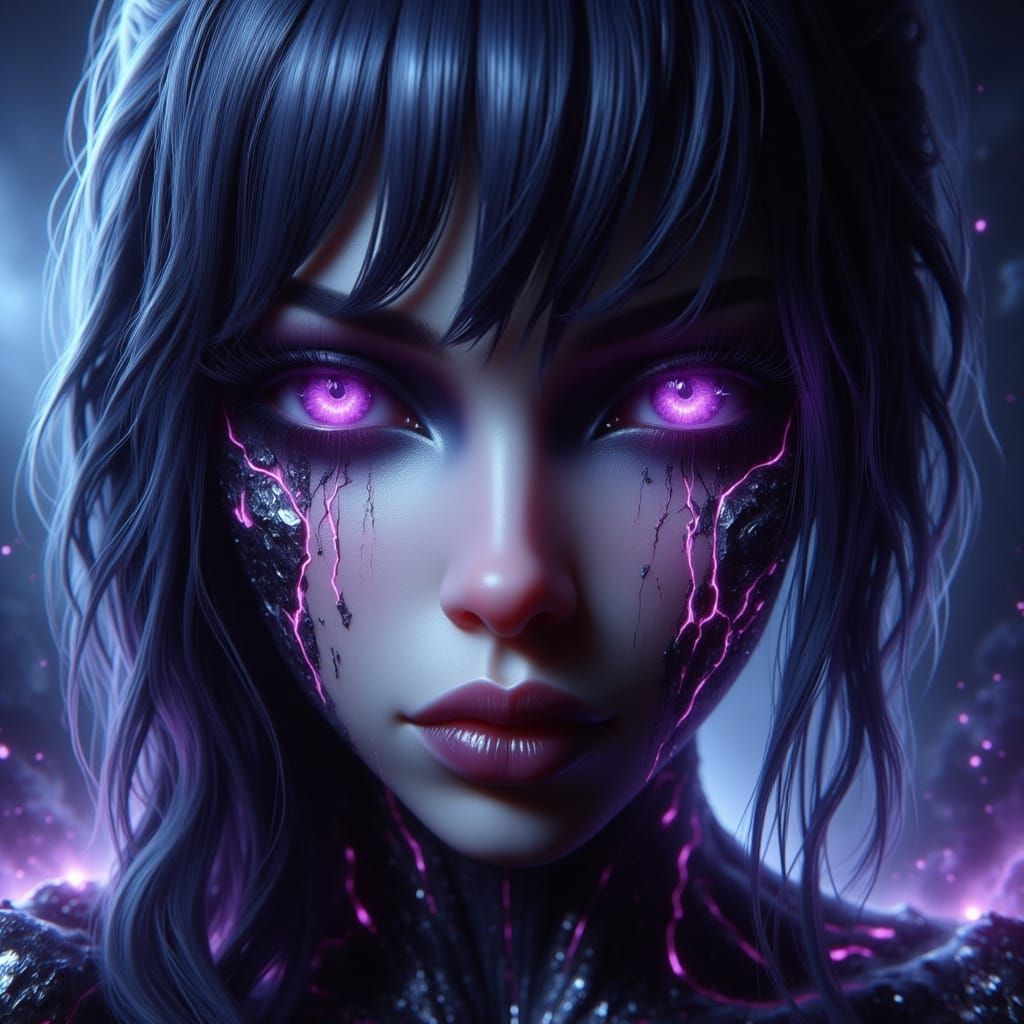 Mournful Angel in Dark, Fuzzy Hues