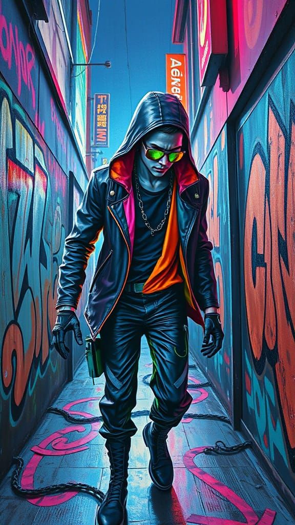 Opal Wolf Holographic Chase Tim Burton contrasting colors de...