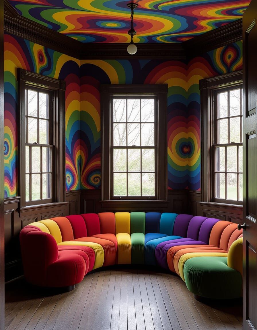 Points on the Curve Drifting in The Void Turning a Grimacing Wink on the Wallpaper