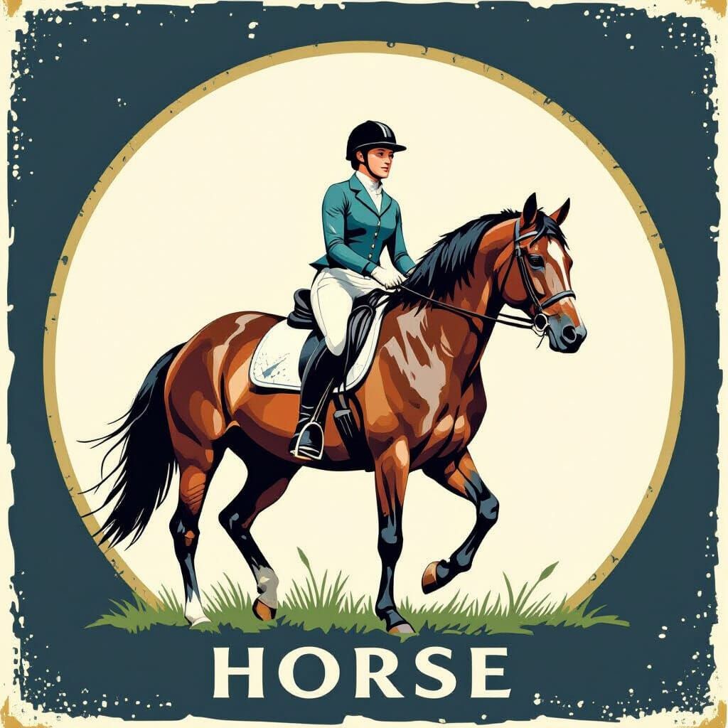 Majestic Horse in Field