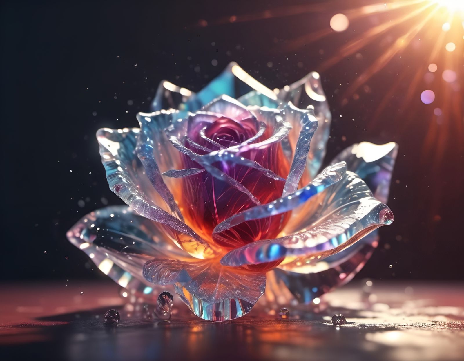 Crystalized Rose