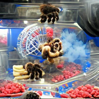 Bubble Waffle Monkey Circus Tarantula