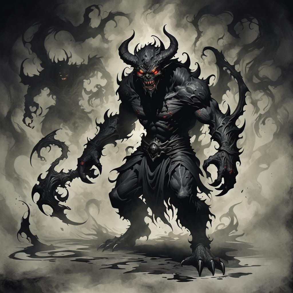 Darkness demon spul stealing moster shadows