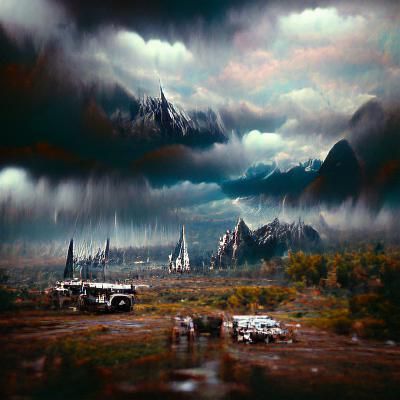 Epic Stories in a Maximalist Digital Painting