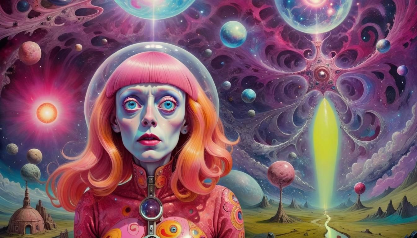 Nothing Cages the Infinite: Surreal Cosmic Art