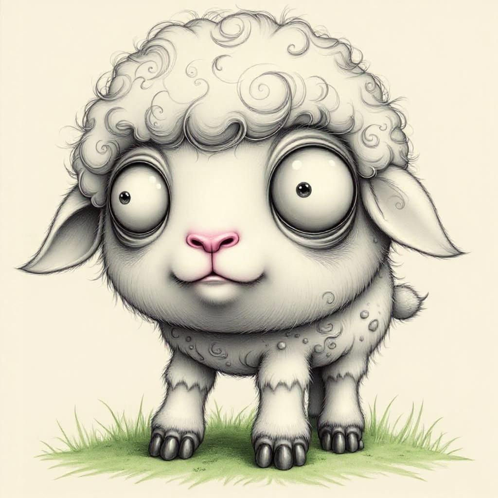 A nervous lamb. <lora:MO Branchlings:1.0> <lora:-Frickin Cut...