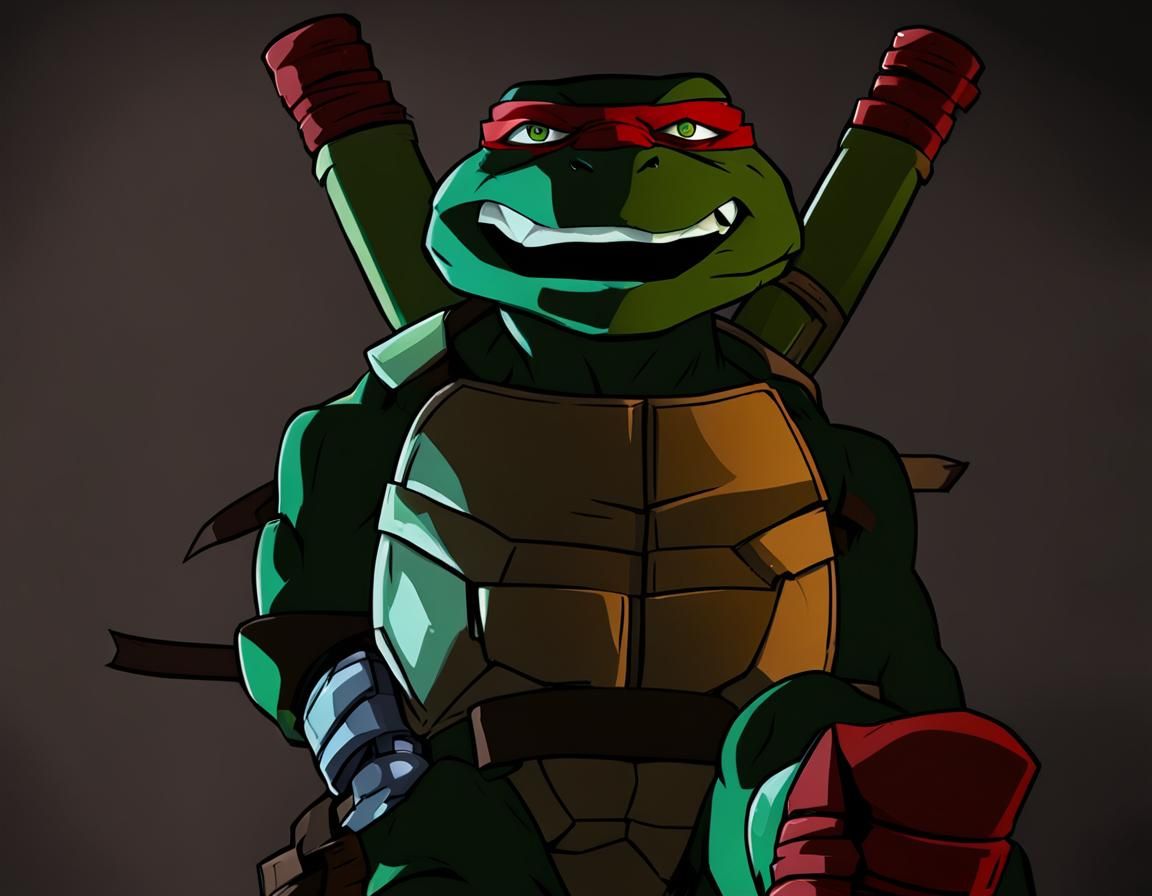 Brutal Dark TMNT Raphael as Assassin