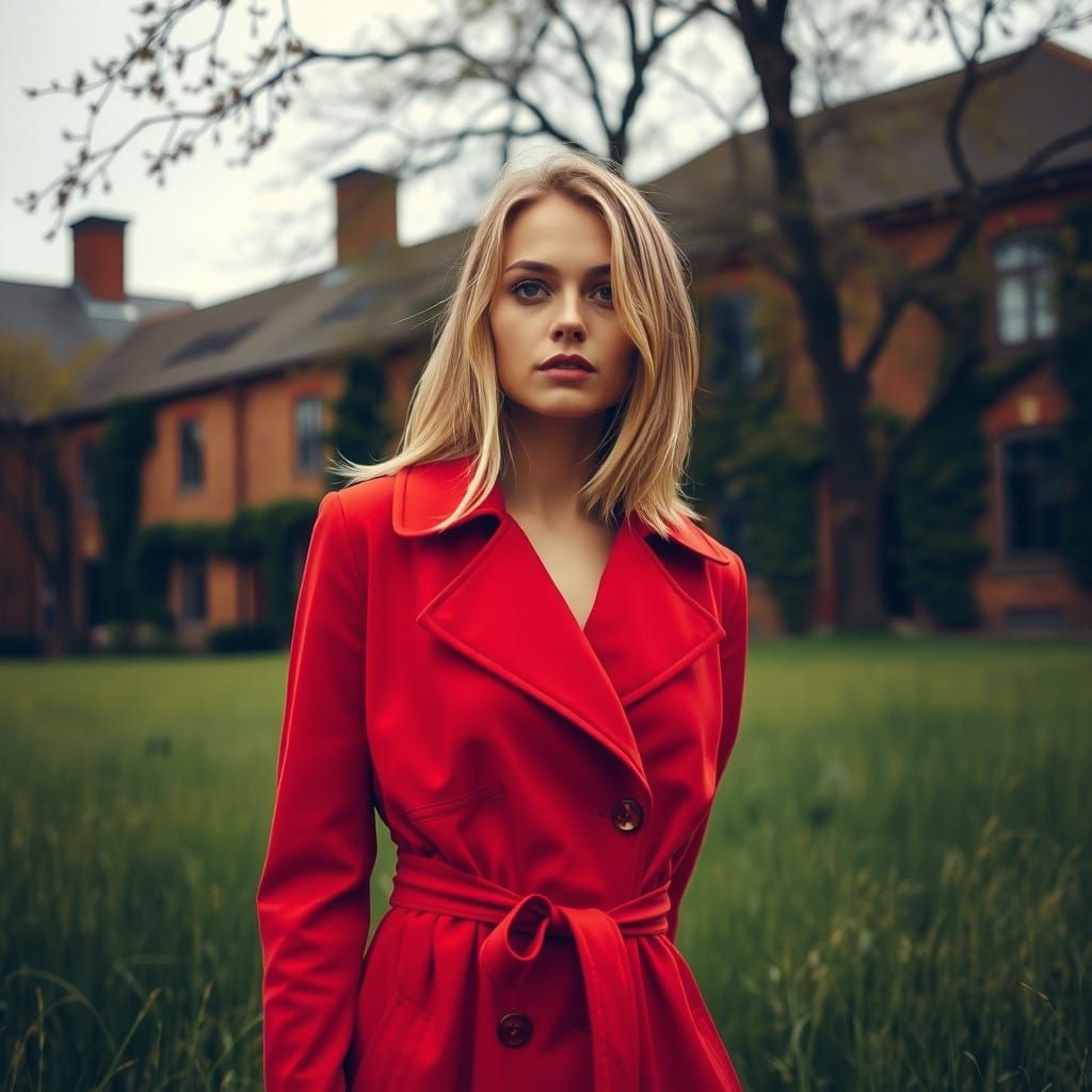 Ethereal Portrait in Warm Earthy Hues