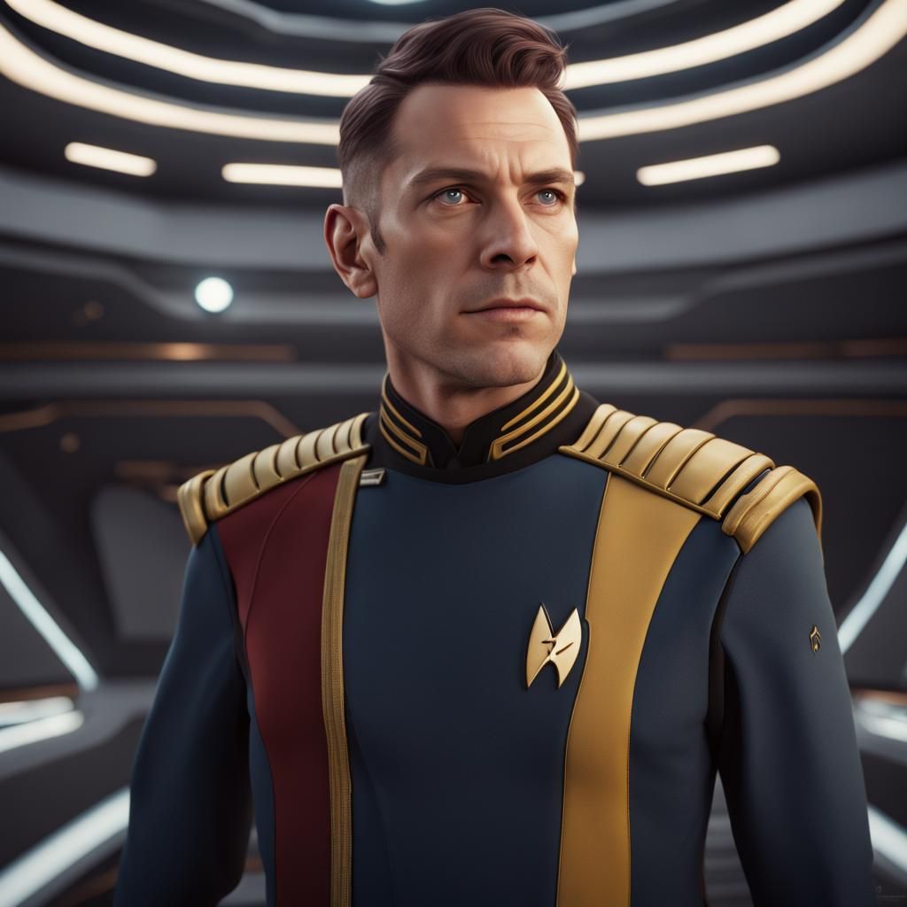 Rezo as Starfleet Officer, Matte Painting