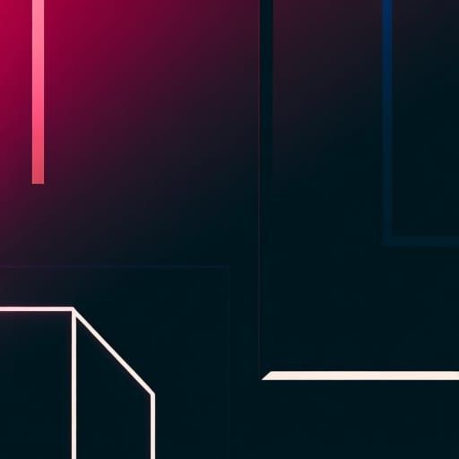 Sleek Geometric Social Media Cover in Minimalist Style