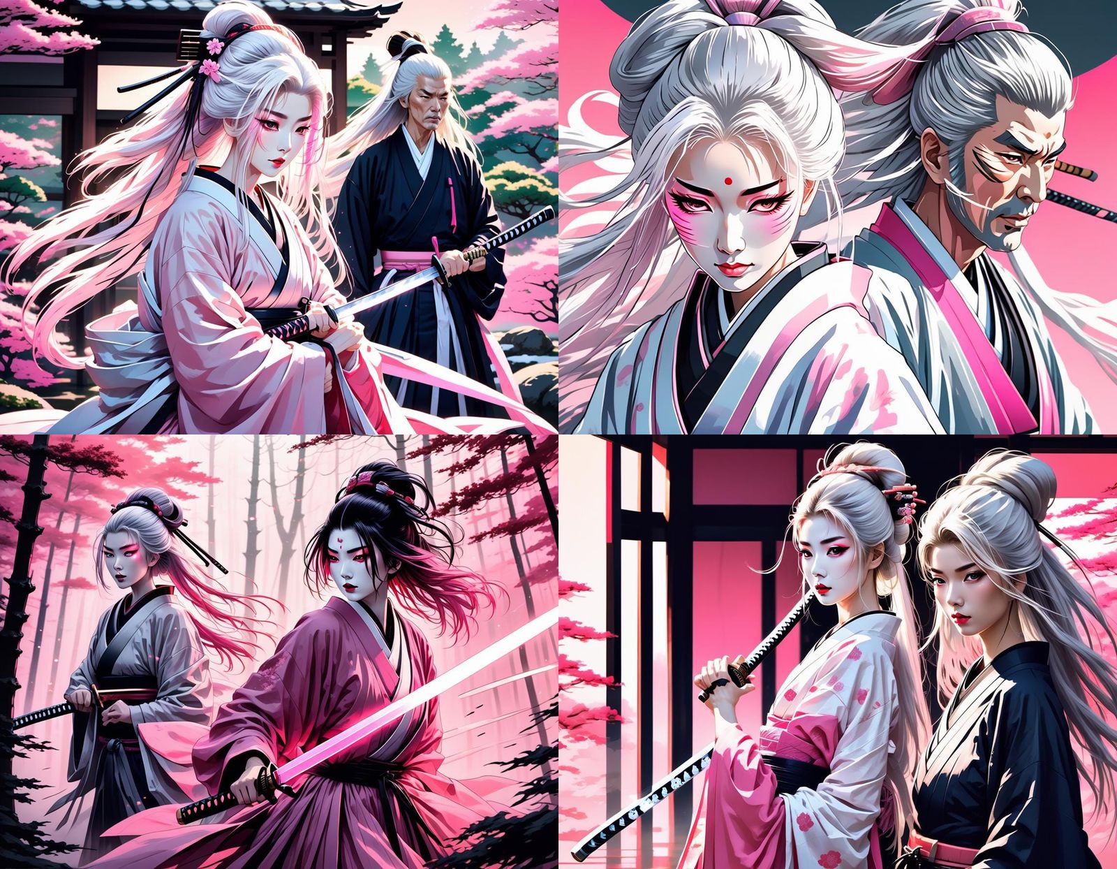 Samurai Geisha Training with Master: Manga Scan