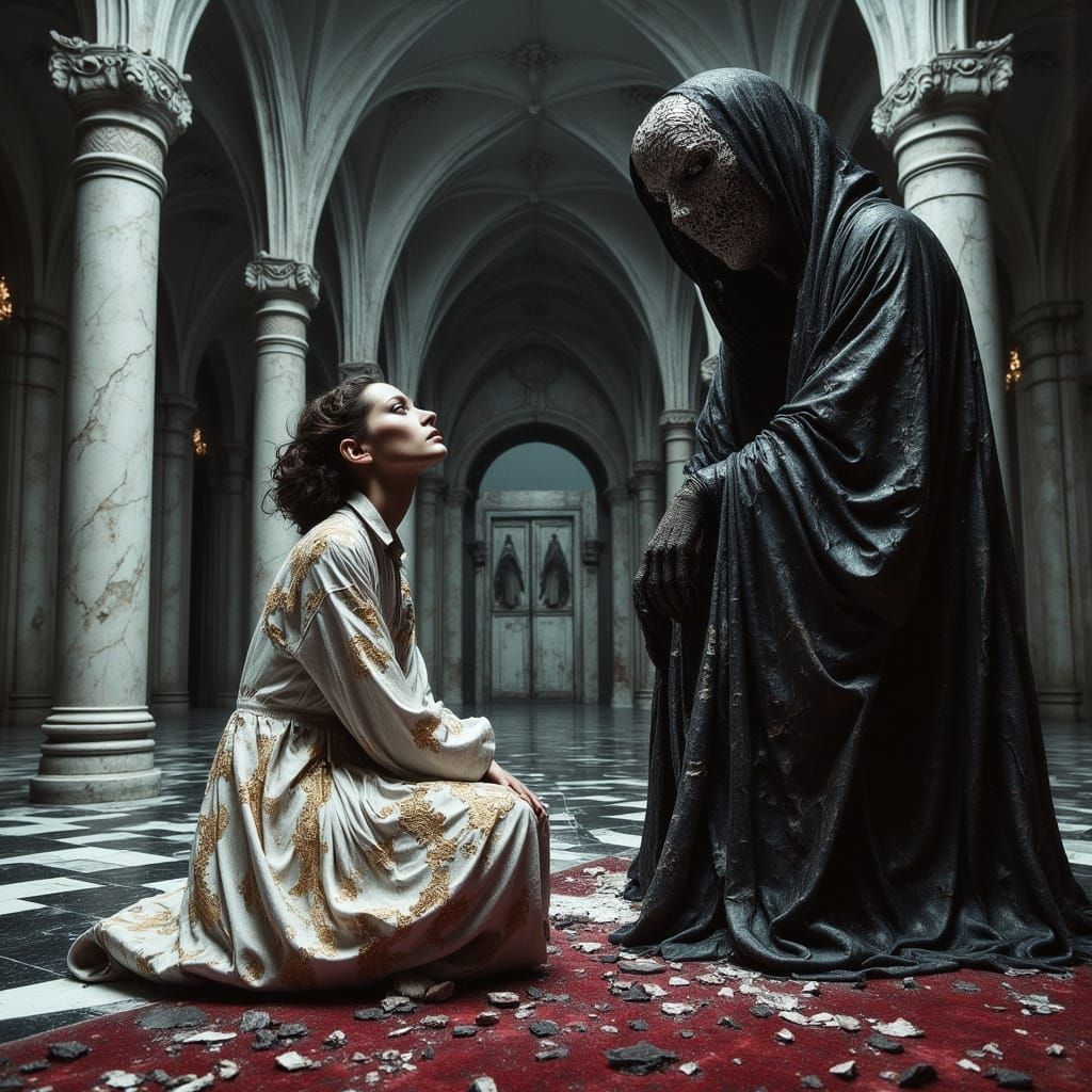 Surreal Superhyperrealistic Scene of Dark Fusion