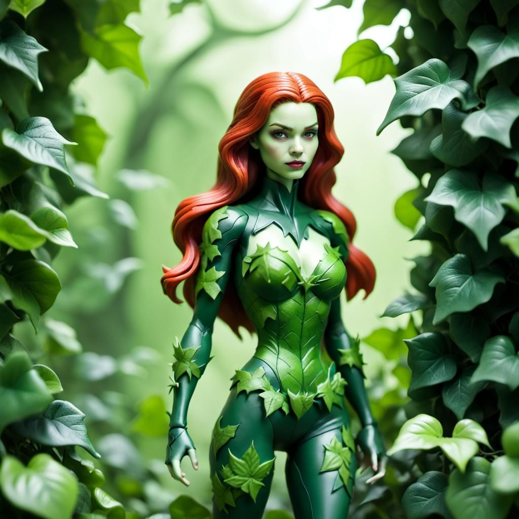Poison Ivy Action Figure in Overgrown Gotham City