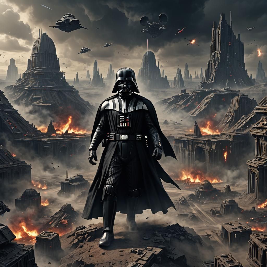 Darth Vader Digital Matte Painting
