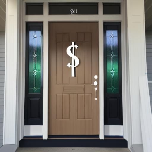 Front Door with Dollar Sign