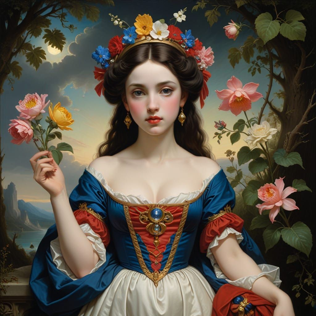 Portrait in Style of Classical Masters