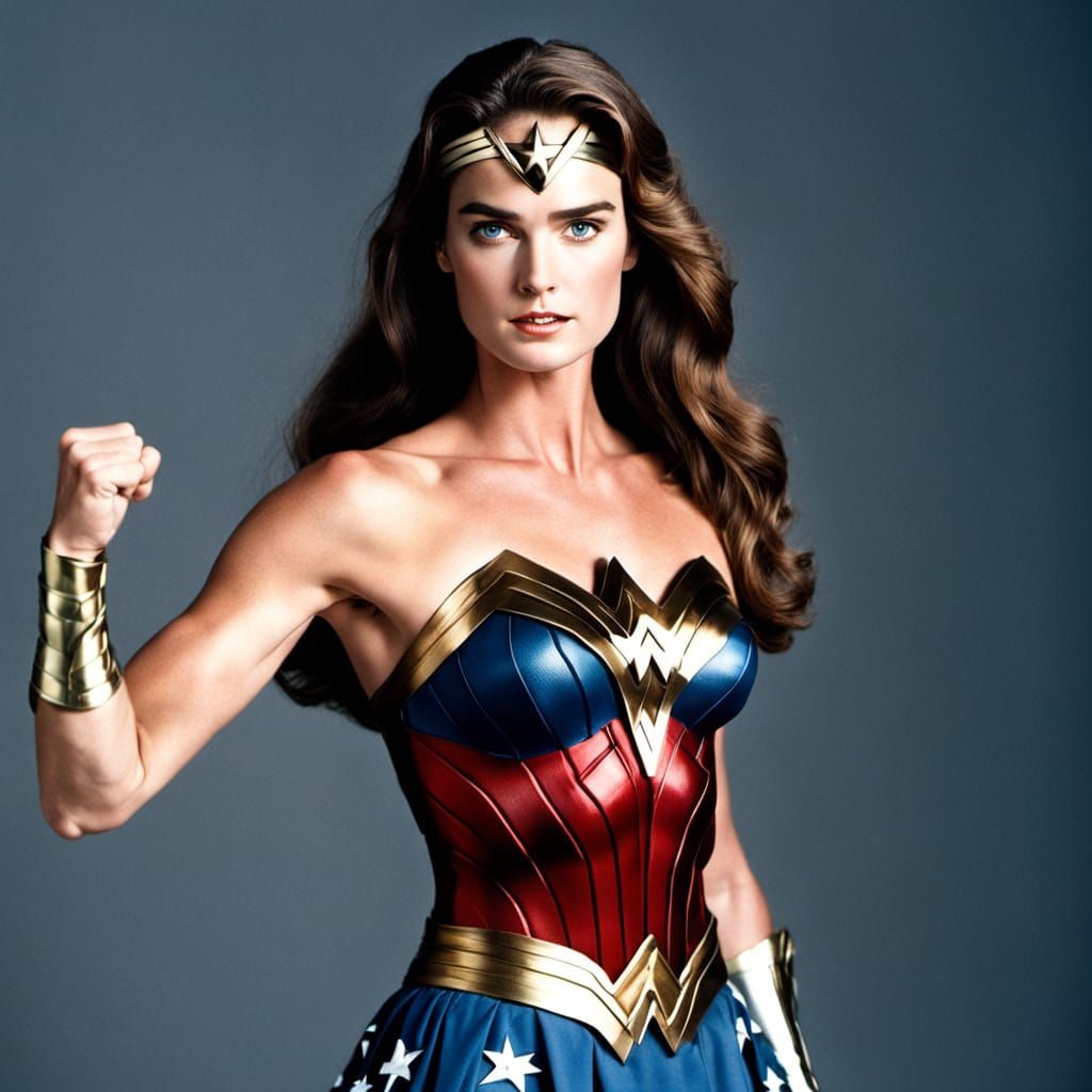 Brooke Shields as Wonder Woman in Her Prime