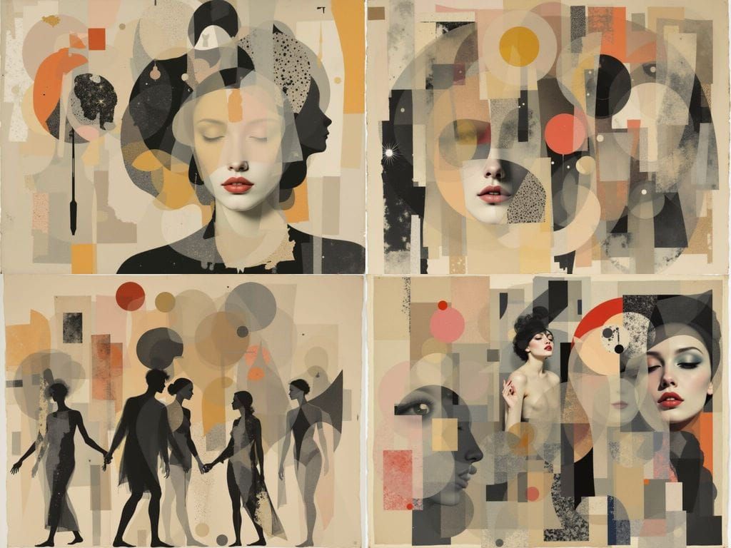 Surreal Mythical Hybrid Creature in Egon Schiele Style