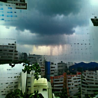 Minimalist Rain Illustration