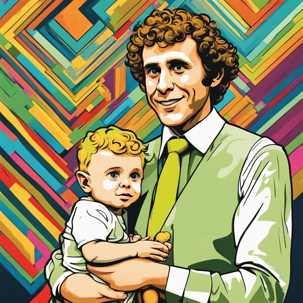 Buddy the Elf and Son: Pop Art Portrait