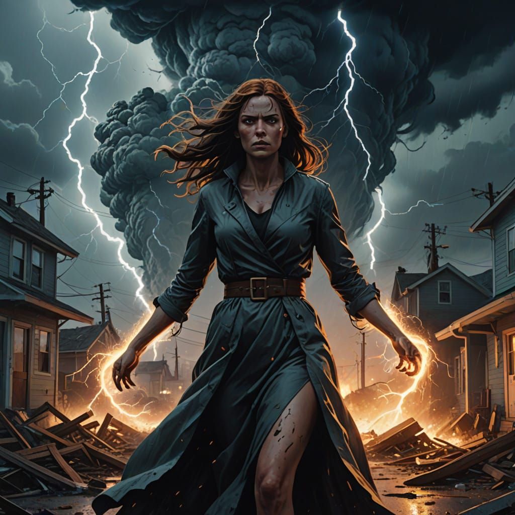 Determined Storm Summoner in Turbulent Weather