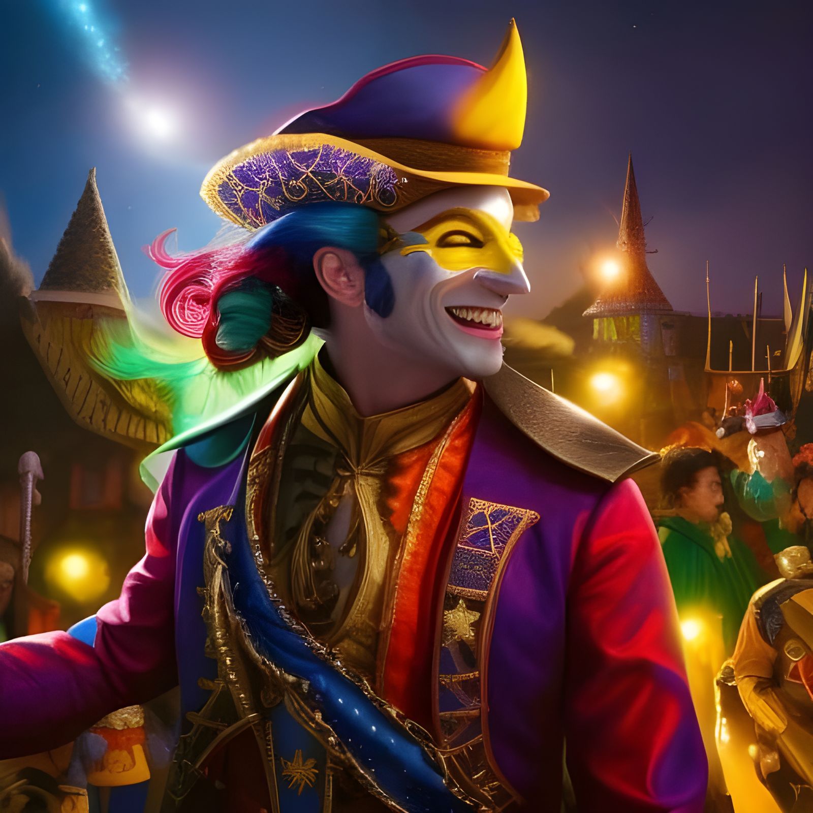 Mischievous Jester at Medieval Fantasy Festival