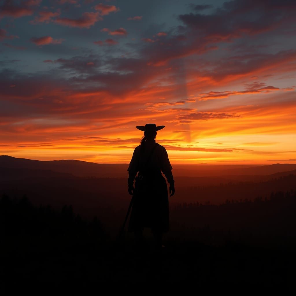 Romanian Countryside at Dusk: Matte Painting