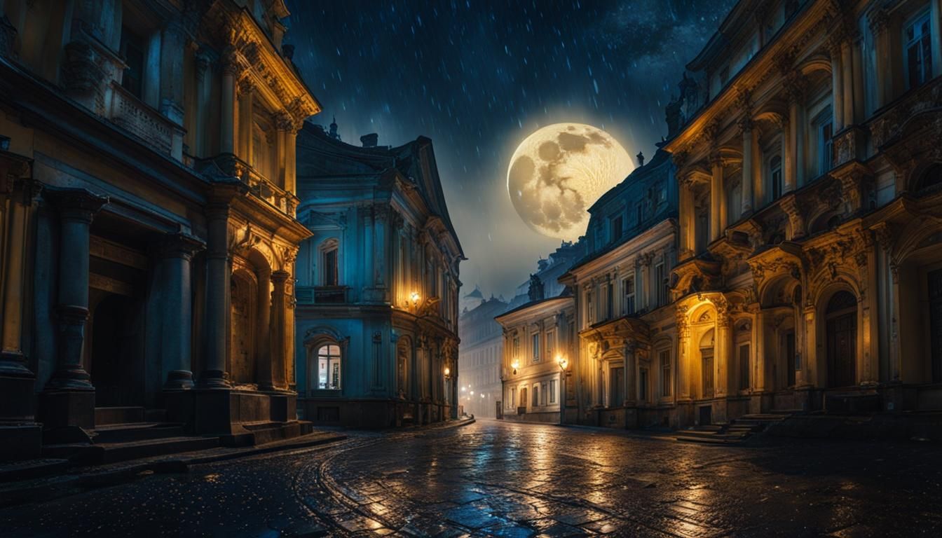 War in Ukraine: Night Rain Over Lviv