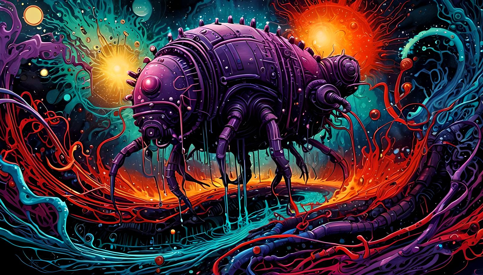 Symbiosis of Technorganic Worlds