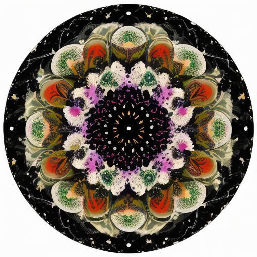 Calla Lilies with Tribal Designs in Surreal Illustration