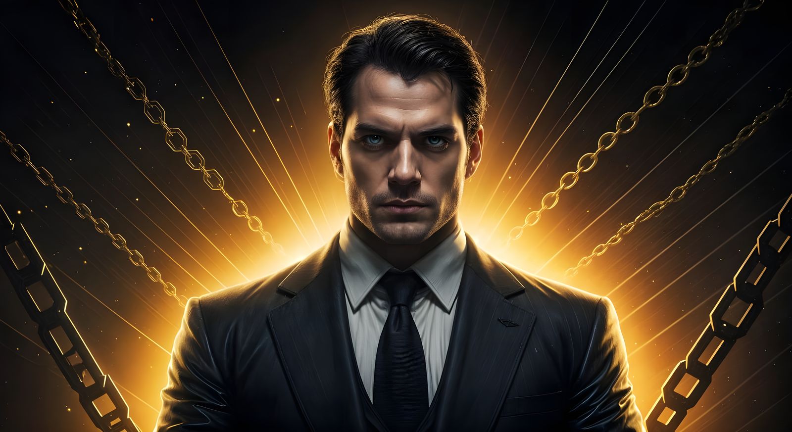 Evil CEO God of Chaos in Cyberpunk Style