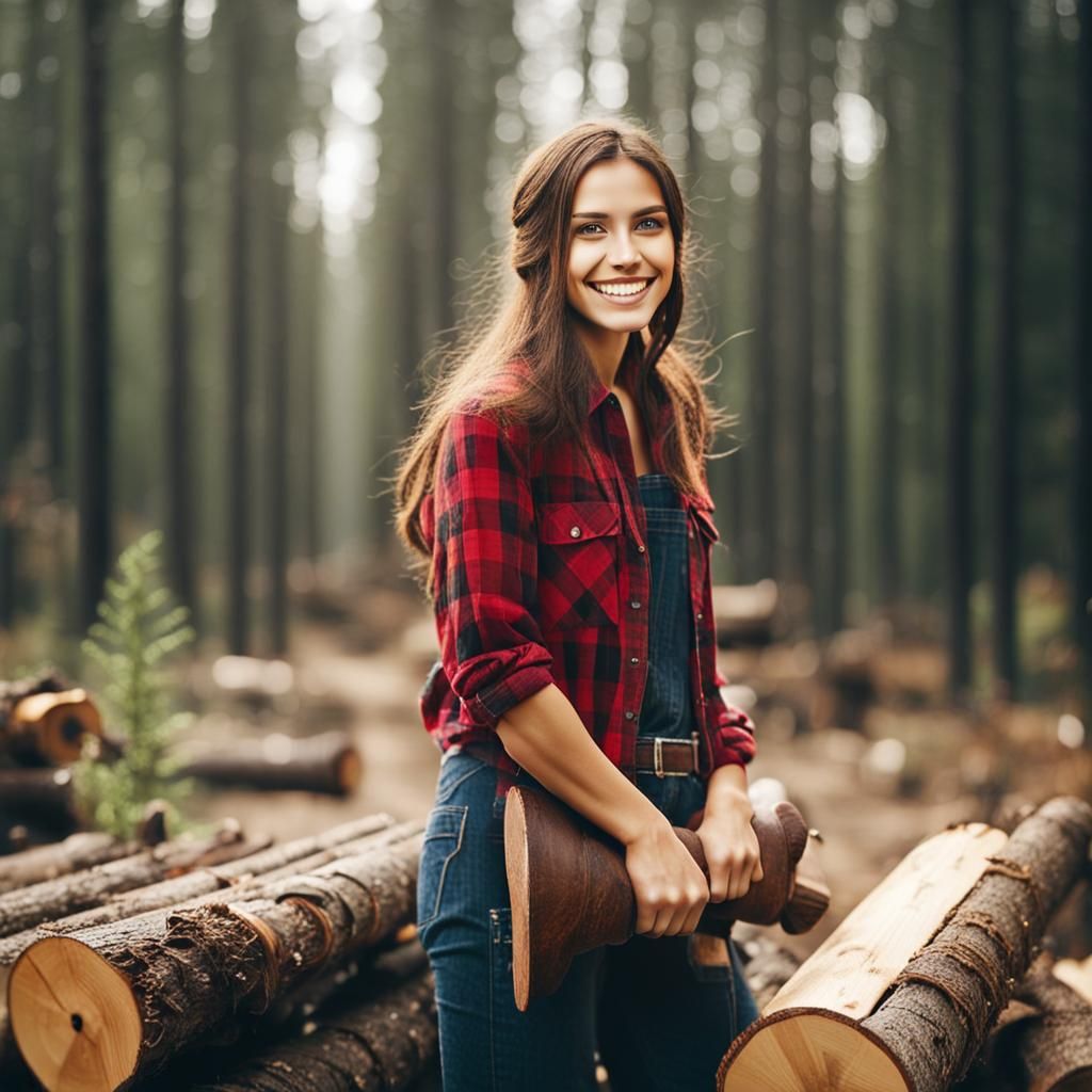 Pretty lumberjack